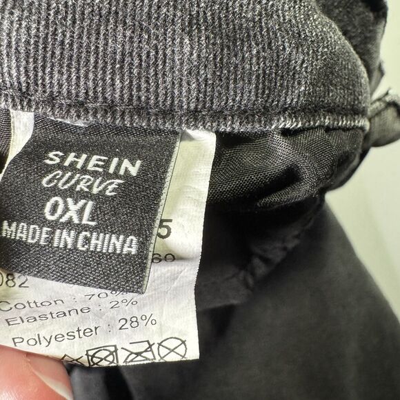 Shein Plus, High Waist Jeans, 5 Pocket Skinny Jeans Womens 0XL Curve‎ Dark Grey - Picture 6 of 14